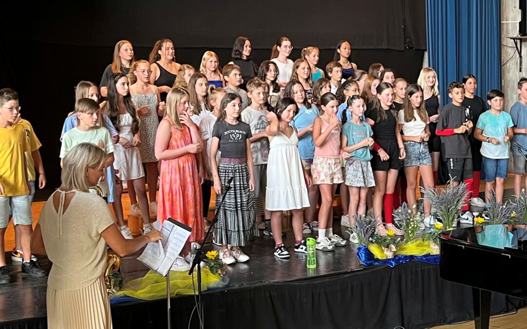 Singklassen der Kraichgau-Realschule zeigen ihr Können