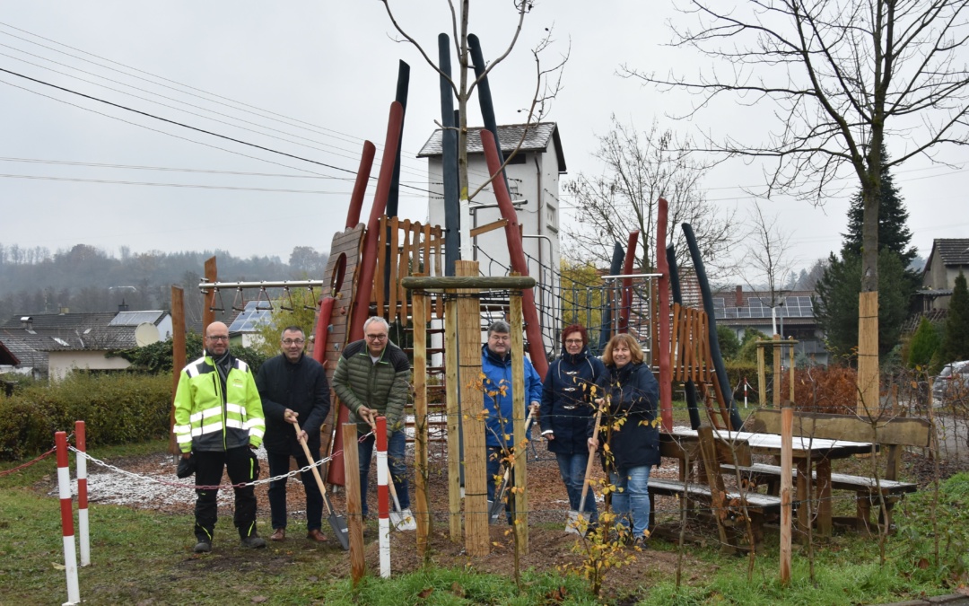 Bäume für den Spielplatz in Waldangelloch