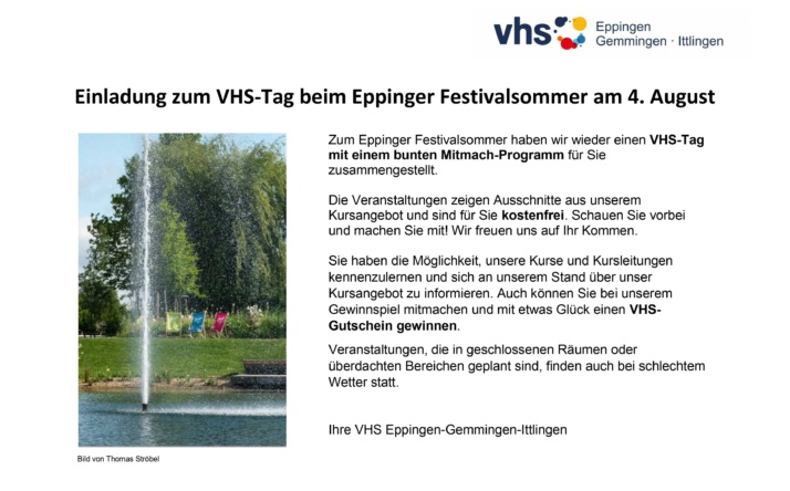 Neues VHS-Programm in Eppingen