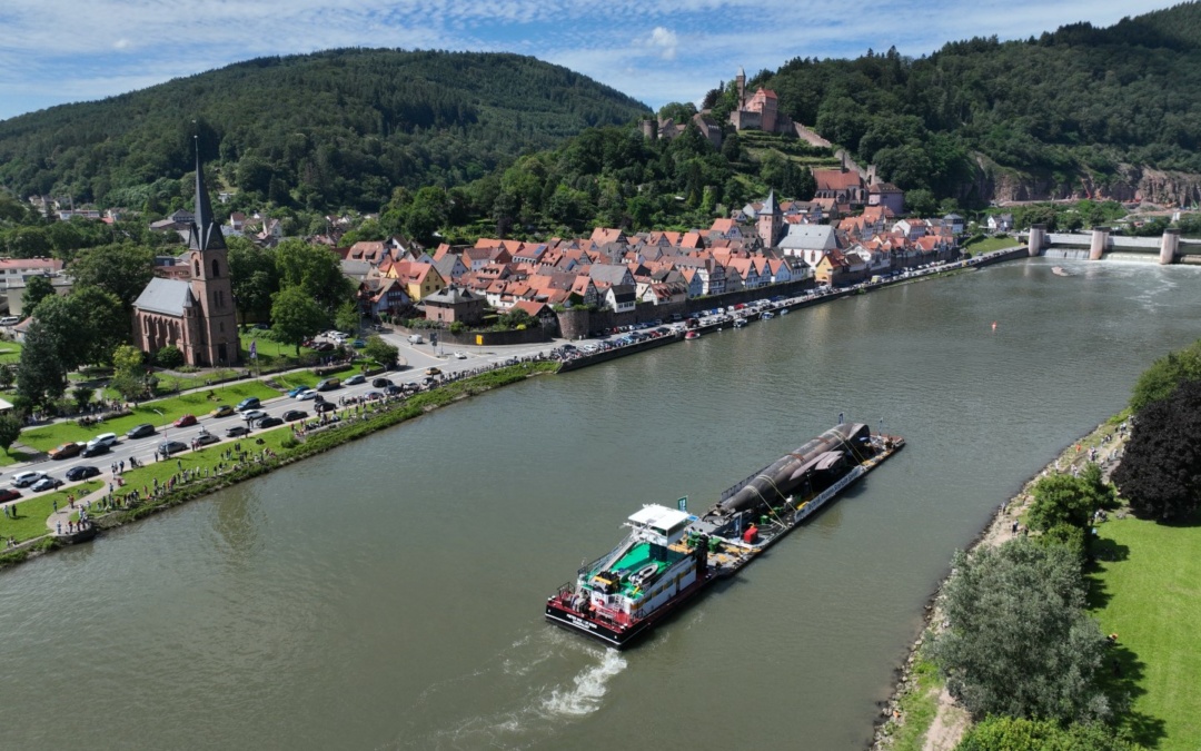 U17-Ankunft in Eberbach