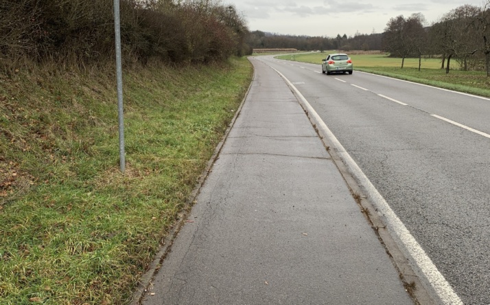 Erneuerung des Geh- und Radweges zwischen Neckarbischofsheim und Helmhof